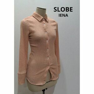 SLOBE IENA スローブイエナ カットソー素材 長袖シャツ オレンジ