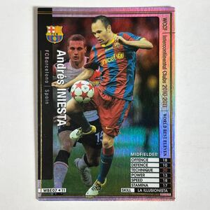 ♪♪WCCF 10-11 WBE アンドレス・イニエスタ Andres Iniesta Barcelona 2010-2011♪四点落札で普通郵便送料無料♪