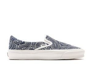 KITH Vans Vault OG Classic Slip-On LX "Paisley/Gibralter Sea" 25.5cm VN0A45JK6CC