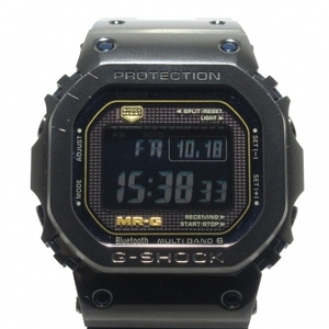 CASIO(カシオ) 腕時計■美品 G-SHOCK/MR-G MRG-B5000BA-1JR ボーイズ チタン/タフソーラー/Bluetooth通信機能 黒×ネイビー