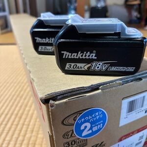 正規品　2個セット！　マキタ新品未使用BL1830B バッテリー 18V Makita 3.0Ah