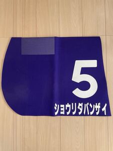 競馬 ショウリダバンザイ 実使用 ゼッケン 名牝