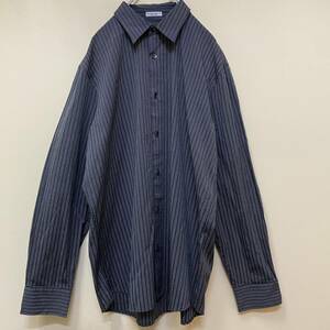 【１円スタート】Calvin Klein 良デザイン シャツ 古着 ヴィンテージ 海外 アメリカ 輸入 【850】