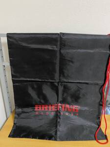 希少●新品同様●BRIEFING ブリーフィング 大型 収納袋 50x70cm MADE IN USA ランドリーバッグ用 お泊りゴルフ 巾着袋