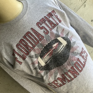 U.S Used Clothing FLORIDA STATE SEMINOLES Football T-Shirt アメリカ古着 フロリダステイト セミノールズ フットボール 長袖 Tシャツ