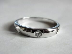 未使用品SVシルバー925リング指輪12.5号キュービックジルコニア人工ダイヤCZハート女性レディース