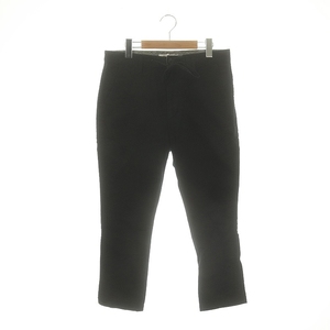 ノンネイティブ nonnative DWELLER EASY RIB PANTS C/P GROSGRAIN パンツ 1 M 黒 ブラック /AQ ■OS メンズ