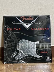 未使用 2004年 Fender Custom Shop カレンダー ストラトキャスター テレキャスター フェンダー カスタムショップ カタログ