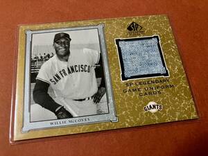 Willie McCovey 2001 SP Legendary Cuts Uniform Giants