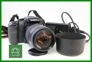 【同梱歓迎】難あり実用■到着後即使える■SONY α100 / SONY DT 75-300mm■バッテリー・チャージャー・4GB CFカード付き■■AC913