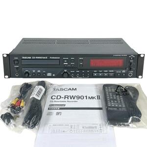 ◆優良中古品・CD再生履歴0時間・新品リモコン付属◆TASCAM CDレコーダー/プレーヤー CD-RW901MK2 CD-RW901MKll