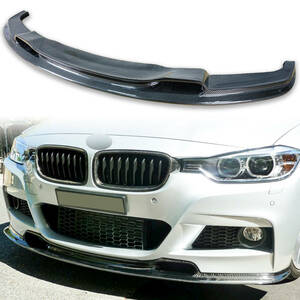 カーボン BMW用 3シリーズ F30 F31 Mスポーツ用 フロント リップスポイラー 2012-2019 VR FL-50806