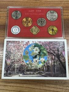 極美品 桜の通り抜け貨幣セット ミントセット 1991年 平成3年 額面666円 記念硬貨 硬貨未使用 希少 造幣局 日本桜花 ZM1006