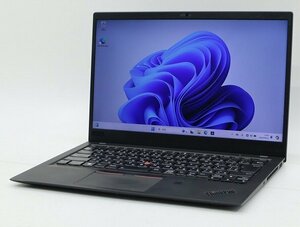 【1円スタート】Lenovo ThinkPad X1 Carbon 6th Gen Core i5-8250U 1.6GHz 8GB 256GB(NVMe SSD) 14インチ 1920x1080 Windows 11 Pro 64 Bit