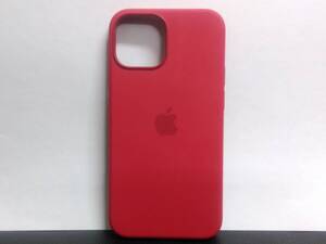 《スマホ》 ケース「iPhone 13 mini：Apple純正 シリコーンケース (PRODUCT) RED」 シリコン レッド スマートフォン アクセサリー