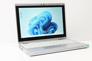 1円スタート ノートパソコン Windows11 2in1PC Panasonic レッツノート CF-RZ6 Windows10 第7世代 Core i5 SSD256GB メモリ8GB 軽量745g