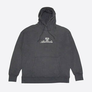 ★SALE★Abercrombie & Fitch/アバクロ★ロゴ刺繍スウェットプルオーバーパーカー (Dark Grey/XL)