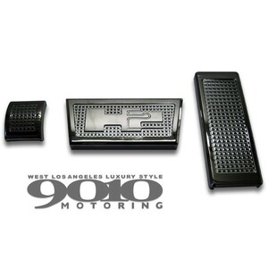 【CODE9】 HUMMER/ハマー H2　ビレット クローム ペダルセット H2ロゴ H2CB-240H2