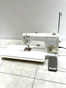 【え沖】ブラザー brother Nouvelle250 TA631 ハンドクラフト ミシン 補助テーブル/ペダル/電源コード付 簡易動作確認済 え282 MD465MTT35