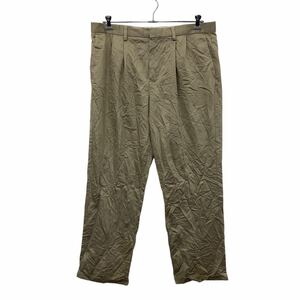 DOCKERS チノパンツ W38 ドッカーズ ベージュ ビッグサイズ タック 古着卸 アメリカ仕入 2305-1539