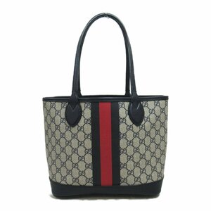 グッチ トートバッグ ブランドオフ GUCCI GGキャンバス トートバッグ キャンバス/レザー 中古 レディース