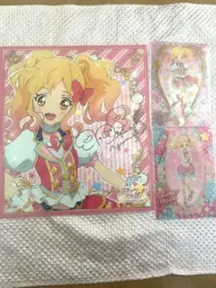 アイカツカード　虹野ゆめ　色紙　ポストカード　カード等　まとめ売り