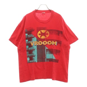 VINTAGE ヴィンテージ 90s King Crimson THRAK VROOOM アルバム TEE キング クリムゾン アルバム Tシャツ 半袖 カットソー レッド