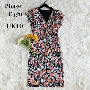 Phase Eight フェイズエイト　花柄ノースリーブ ワンピース　Mサイズ