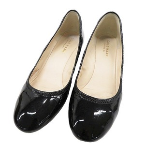 COLE HAAN コールハーン ウェッジソールパンプス ブラック系 51/2 [240001831886] レディース