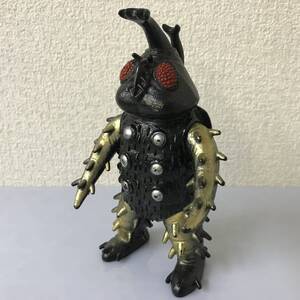 宇宙昆虫 サタンビートル ウルトラ怪獣 ソフビ フィギュア 1989年 約17cm高 日本製 バンダイ 保管品