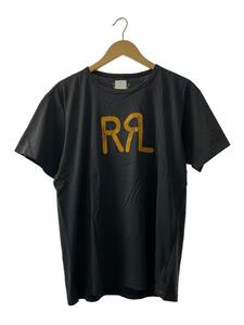RRL◆RRロゴTシャツ/L/コットン/グレー//