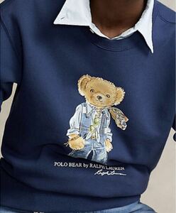 新作　RALPH LAUREN ラルフローレン　ポロベア　スウェット　ネイビー