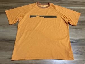 patagonia パタゴニア　p6 キャプリーン　ヴィンテージキャプリーン　ラッシュガード　半袖Tシャツ tシャツ オレンジ色　Ｍサイズ