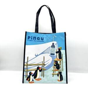 pingu 2020 ピングー サスティナブルバッグ タグ付 ピングー展 不織布 エコバッグ 買い物 グッズ 袋 トート 大 ビッグ