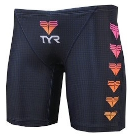 0041 ★ 新品 未使用 水着 スパッツ 学生 ＴＹＲ 両サイドロゴマーク連 紺 Ｍサイズ