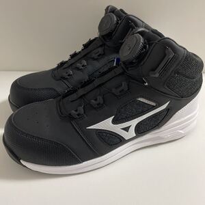 25cmMIZUNO　F1GA220309　安全靴　オールマイティ　LS II 73M BOA　ブラック×ホワイト(09)　ALMIGHTY