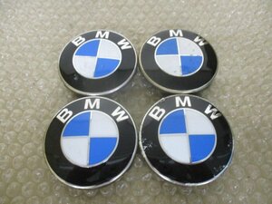 BMW 純正 センターキャップ 中古４個/４枚 1シリーズ 3シリーズ 5シリーズ 6シリーズ 7シリーズ Z4 X5 X3 X1 純正 ホイール 装着にどうぞ!