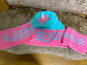 ★嵐 ARASHI BLAST in Hawaii 公式グッズ フード付きロングマフラータオル 美品★