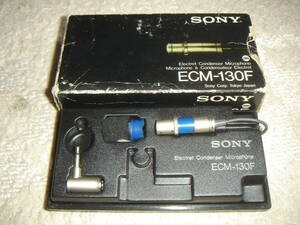 中古☆SONY コンデンサーマイク ECM-130F☆