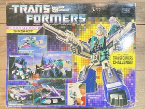 ハズブロ THE TRANS FORMERS EVIL DECEPTICON SIXSHOT トランスフォーマー シックスショット パッケージ痛みあり/ジャンク [26-7215]