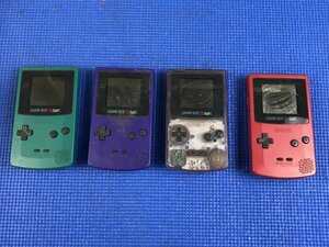 A21 Nintendo ゲームボーイカラー 本体 4台 セット まとめ売り 大量 純正 任天堂 ジャンク