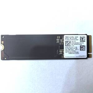 ☆送料無料☆国内発送☆美品☆使用時間738時間☆SAMSUNG NVM Express SSD 128GB PM991 MZ-VLQ1280☆動作確認済み☆フォーマット済み 362