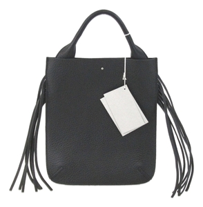 未使用 Hender Scheme エンダースキーマ ハンドバッグ fringe mini bag ro-rb-frg フリンジ ミニバッグ ブラック 黒 40010120