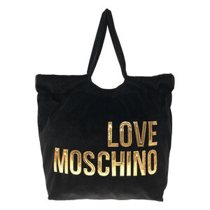 【美品】 MOSCHINO / モスキーノ | LOVE MOSCHINOロゴ トートバック | ブラック | レディース