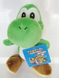 2003年　稀少！未使用新品　タグも美品　マリオパーティ5 ぬいぐるみ　ヨッシー　Nintendo 三英貿易　 HUDSON SOFT Plush