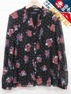 8T7678【クリックポスト対応】ヴィヴィアンタム 花柄シャツブラウス VIVIENNE TAM