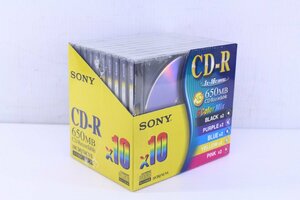 ●【未開封】SONY/ソニー 10CDQ74CNX CD-R 650MB 10枚セット 16倍速 記録メディア 録音 (2)【10953026】