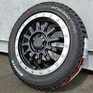 新品 14インチ タイヤ ホイール 4本 セット 軽トラ 軽バン モンスタ RT ハイブリッド 155/65R14 ホワイトレター