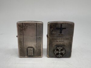 1円スタート zippo シルバー インゴット 999.9 500個限定 リミテッドエディション No.9352 Since1932 2個セット 中古