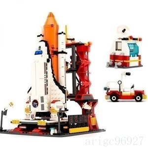 G603★LEGO レゴ 互換 679pcs 航空宇宙局 スペースシャトル ミニフィグ付き